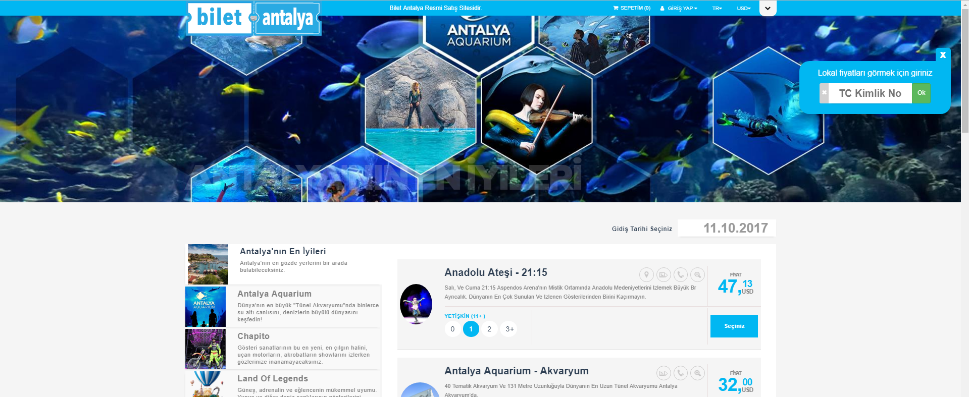 Bilet Antalya